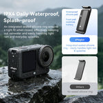 Per DJI Osmo Action 6 aMaginsn Vertical Shoot Coperchio batteria magnetico a sgancio rapido Sportello batteria in metallo