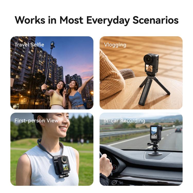 Per DJI Osmo Action 6 aMaginsn Vertical Shoot Coperchio batteria magnetico a sgancio rapido Sportello batteria in metallo