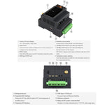 WAVESHARE Luckfox Lyra PLC RK3506B Programmable Logic Controller Onboard Dual 100Mbps Ethernet Ports, Standard, POE