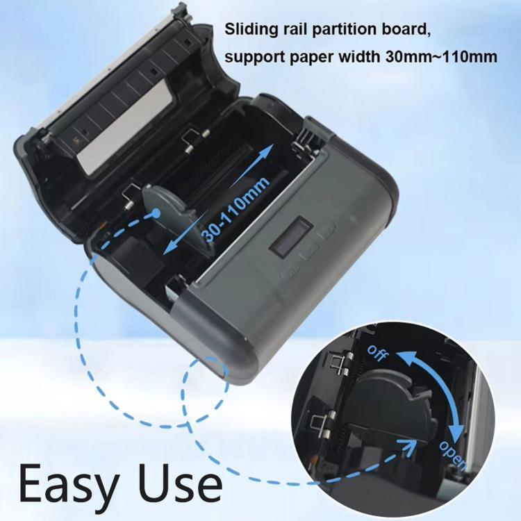 Stampante termica portatile per etichette da 4 pollici, wireless Bluetooth, con schermo OLED e display OLED., M430B