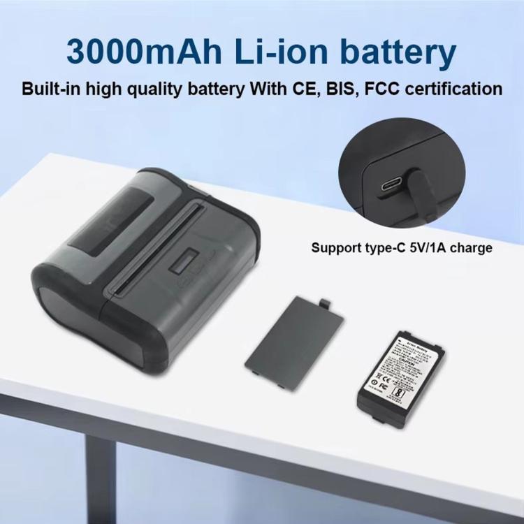Stampante termica portatile per etichette da 4 pollici, wireless Bluetooth, con schermo OLED e display OLED., M430B