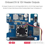 WAVESHARE For Raspberry Pi 5 PCIe To M.2 Adapter With PoE Function Supports NVMe Protocol M.2 Solid State Drive, With Connector Pins, No Connector Pins