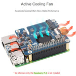 WAVESHARE For Raspberry Pi 5 PCIe To M.2 Adapter With PoE Function Supports NVMe Protocol M.2 Solid State Drive, With Connector Pins, No Connector Pins