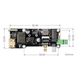 Adattatore multifunzione da PCIE a M.2 per Raspberry Pi con uscita 4K e alimentazione PoE integrata., 35344