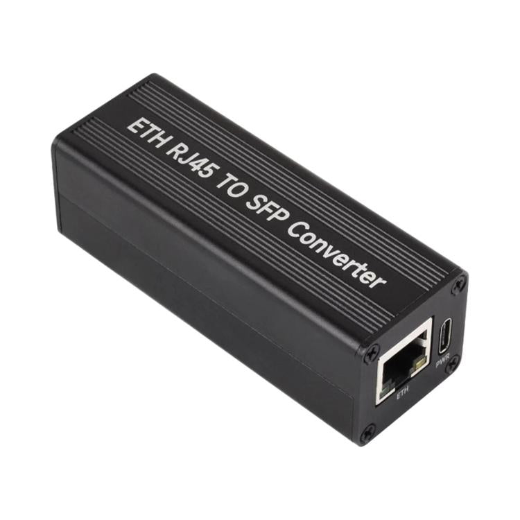 Convertitore fibra-Ethernet SFP Gigabit con negoziazione automatica WAVESHARE, chip controller RTL8213B, With PoE, No PoE
