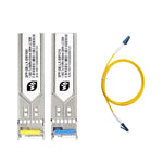 Ricetrasmettitore ottico SFP Gigabit WAVESHARE con connettore LC, supporta la funzionalità hot-swappable e la modalità plug-and-play., Multimode, Single-mode