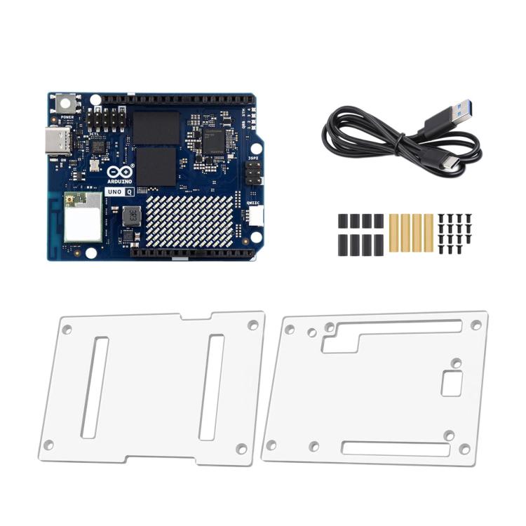 WAVESHARE Kit di contenitori per scheda di sviluppo Arduino UNO Q - Versione base, 2GB+16GB, 4GB+32GB