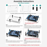 WAVESHARE Kit di contenitori per scheda di sviluppo Arduino UNO Q - Versione base, 2GB+16GB, 4GB+32GB