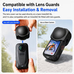 Tappo in silicone antigraffio per obiettivo Insta360 X6, copertura morbida per obiettivo della fotocamera.
