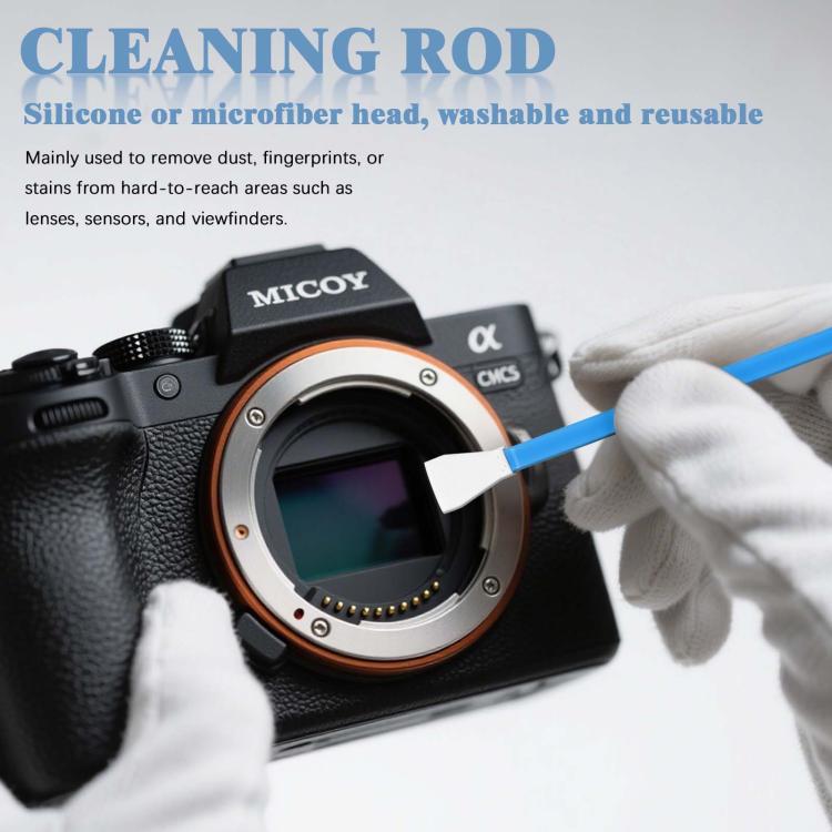 Kit di strumenti per la pulizia della fotocamera, spazzola per la rimozione della polvere dall'obiettivo e dal sensore., Camera Cleaning Tool