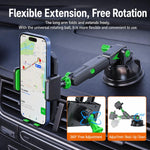Supporto universale per telefono in silicone con ventosa, da montare in auto.