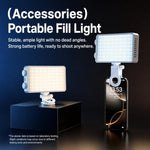 V-40 Luce video LED portatile da 40 W, temperatura colore 2500K-9000K, CRI 96+, ricaricabile, tascabile, pannello luminoso per fotografia, V-40