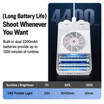 V-40 Luce video LED portatile da 40 W, temperatura colore 2500K-9000K, CRI 96+, ricaricabile, tascabile, pannello luminoso per fotografia, V-40