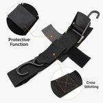 Kit di cinghie di fissaggio per specchio di poppa di imbarcazioni, portata 1200 libbre, cinghie per rimorchio marino a sgancio rapido, resistenti., Without Lock S Hook, With Lock S Hook