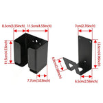 Supporto universale per centralina di controllo del caricabatterie per veicoli elettrici e organizer per cavi, Control Box Holder Only, Hook Only, Hook + Box Bracket