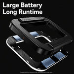 Luce ad anello ricaricabile per gabbia per fotocamera, rig video portatile per smartphone, 4400mAh, 6600mAh, 8000mAh