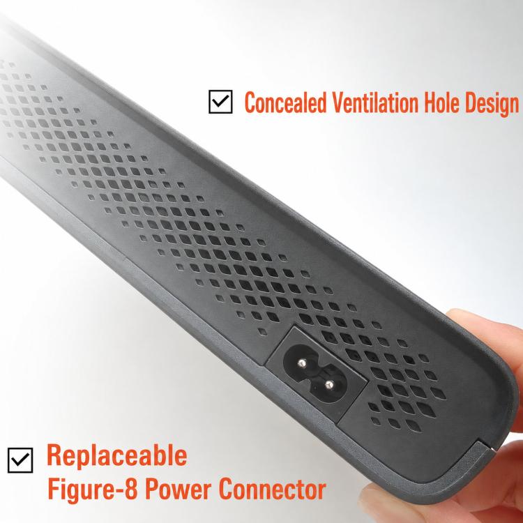 Caricabatterie intelligente a 10 slot da 4,2 V 6 A per batterie al litio 18650 / 16340, US Plug, EU Plug