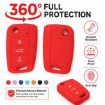 Cover chiave in silicone per Volkswagen Golf 7 / Teramont X / Bora / Lavida Plus / T-Cross / Sagitar