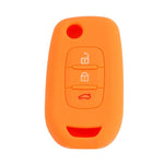 Cover pieghevole in silicone a 3 pulsanti per chiave Renault Koleos / Espace / Kadjar