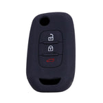 Cover pieghevole in silicone a 3 pulsanti per chiave Renault Koleos / Espace / Kadjar