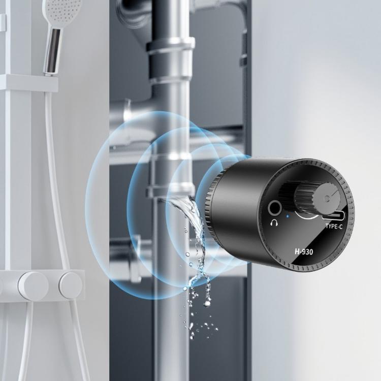 Rilevatore acustico di perdite d'acqua H-930, dispositivo portatile per l'ascolto di perdite in tubi attraverso le pareti., H-930