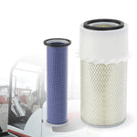 Kit filtro aria motore per escavatore Bobcat 753 / 763 / S175 / 641 e 325 / 328. Sostituisce i codici 6598362 e 6598492.