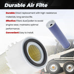 Kit filtro aria motore per escavatore Bobcat 753 / 763 / S175 / 641 e 325 / 328. Sostituisce i codici 6598362 e 6598492.