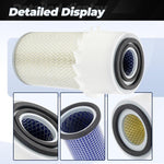 Kit filtro aria motore per escavatore Bobcat 753 / 763 / S175 / 641 e 325 / 328. Sostituisce i codici 6598362 e 6598492.