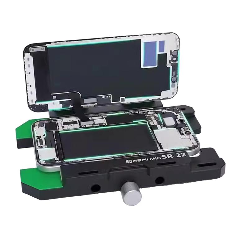 Supporto per schermo con apertura laterale, ideale per riparazioni di telefoni., MIJING SR-22