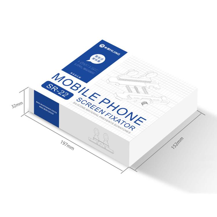 Supporto per schermo con apertura laterale, ideale per riparazioni di telefoni., MIJING SR-22