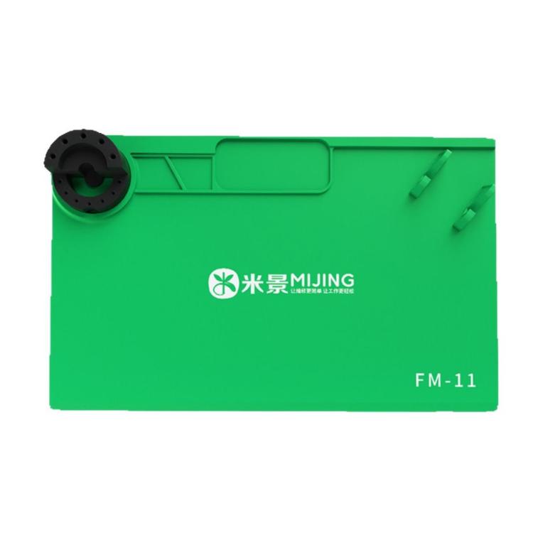 Tappetino da saldatura in silicone resistente al calore MIJING, antistatico, per riparazioni elettroniche., 79x30cm Green, 45x28cm Green, 45x28cm Gray