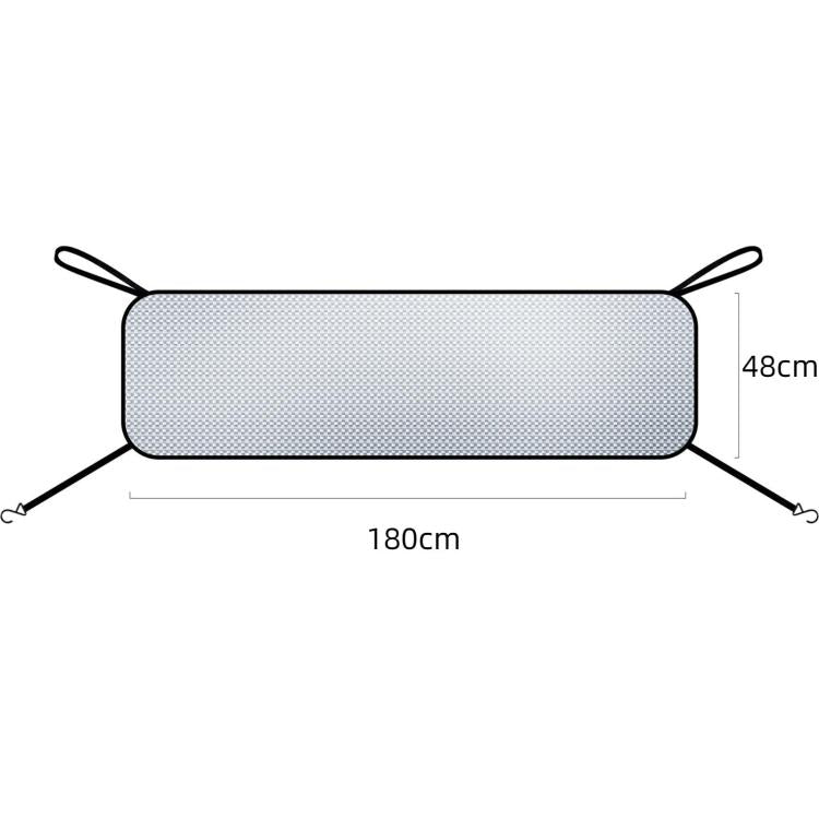 Grondaie per parabrezza auto, protezione antipioggia, copertura antipolvere per foglie e escrementi di uccelli., Front Aluminum Tint, Front Polyester Taffeta