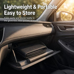 Grondaie per parabrezza auto, protezione antipioggia, copertura antipolvere per foglie e escrementi di uccelli., Front Aluminum Tint, Front Polyester Taffeta