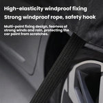 Grondaie per parabrezza auto, protezione antipioggia, copertura antipolvere per foglie e escrementi di uccelli., Front Aluminum Tint, Front Polyester Taffeta