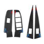 Adesivo per pannello di controllo alzacristalli per BMW Serie 5 i5 G60 / G68 2023-2026, LHD, RHD