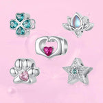 Ciondolo versatile per gioielli fai-da-te in argento sterling S925 con perline, SCX157, SCX158, SCX159, SCX160, SCX161