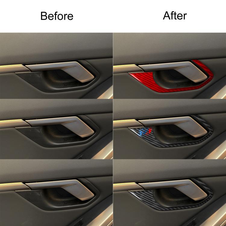 Adesivo per la cornice della maniglia della portiera posteriore per BMW Serie 5 i5 G60 / G68 2023-2026