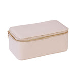 Scatola portagioie con 12 bustine trasparenti con cerniera, custodia portagioie in pelle PU