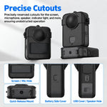Copertura in silicone per obiettivo della fotocamera DJI Osmo 360 / 360 II Flymile.