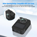 Copertura in silicone per obiettivo della fotocamera DJI Osmo 360 / 360 II Flymile.