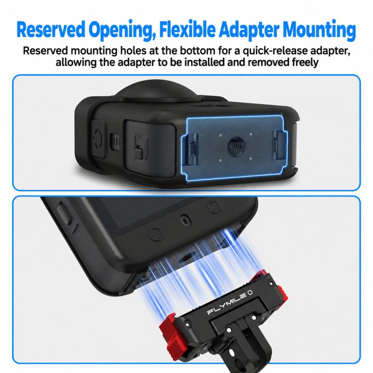 Copertura in silicone per obiettivo della fotocamera DJI Osmo 360 / 360 II Flymile.