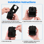 Copertura in silicone per obiettivo della fotocamera DJI Osmo 360 / 360 II Flymile.