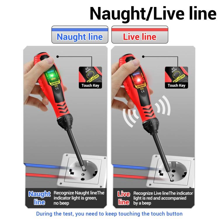 ANENG High-Precision Digital Smart Voltage Tester Pen With Non-Contact Induction