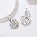 Ciondolo fai da te in rame con Sole, Luna e Albero della Vita, YIC282