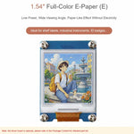 Display Waveshare da 1,54 pollici E6 E-Paper, E Ink Spectra 6 a colori, 240x240 pixel, interfaccia SPI., Without Driver Board, With Driver Board