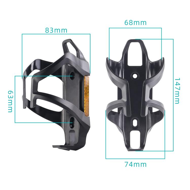 Bike Water Bottle Cage with Hidden Tracker Holder Compatible with AirTag / SmartTag or Huawei Tag