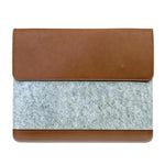 Custodia per laptop in feltro, cover in pelle PU, busta con chiusura magnetica, 14-15.4 inch, 13-14 inch