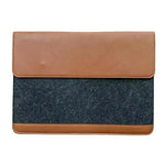 Custodia per laptop in feltro, cover in pelle PU, busta con chiusura magnetica, 14-15.4 inch, 13-14 inch