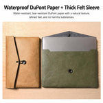 Borsa portatile morbida e impermeabile in Tyvek per laptop, con scomparto interno ultraleggero per tablet., 10.6 inch, 11.6 inch, 13.3 inch, 14 inch, 15.6 inch, 17 inch