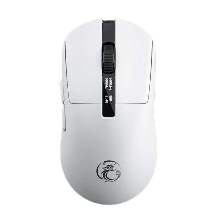Mouse da gioco wireless Bluetooth iMICE G200 a tre modalità, leggero, per ufficio, con display.